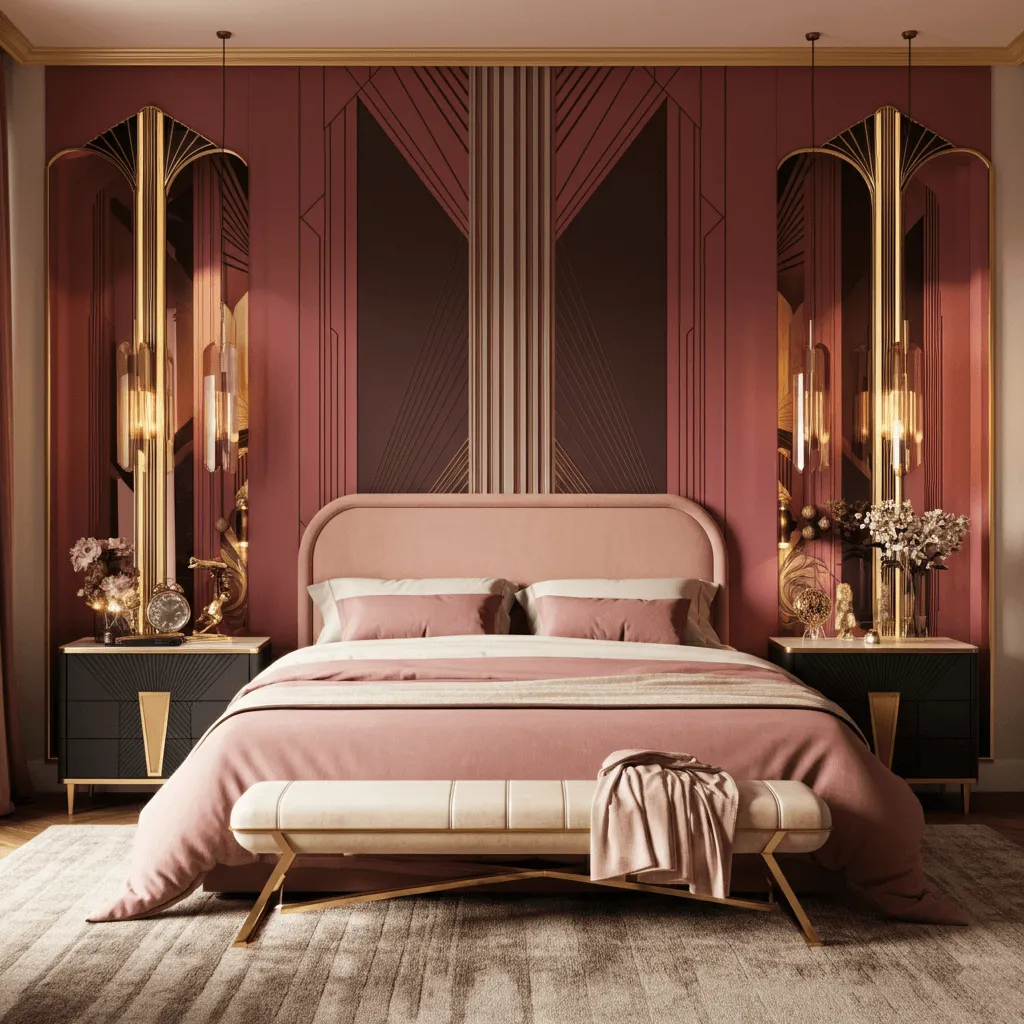 Art Deco Elegance Bedroom