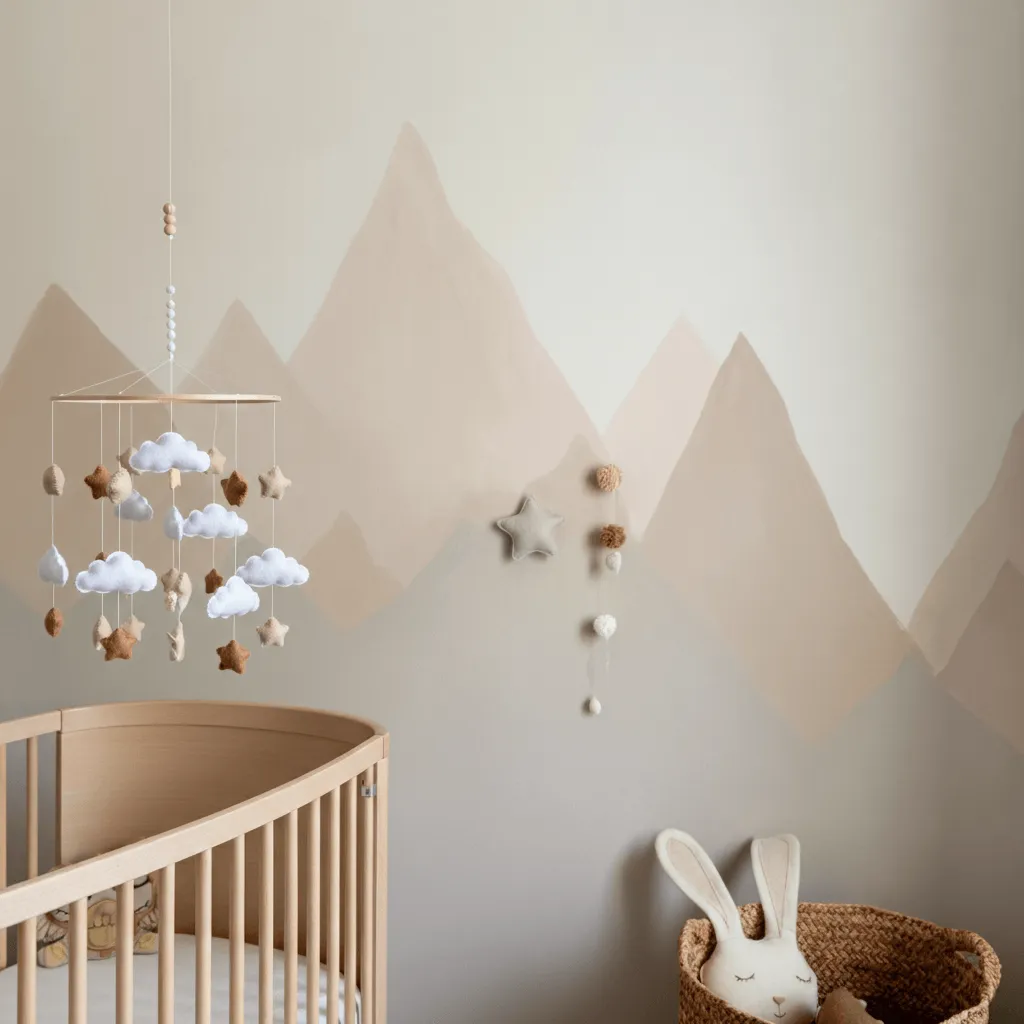 10 Adorable Nursery Decor Ideas for a Dreamy Baby Room 7 Artful Nursery Mobile