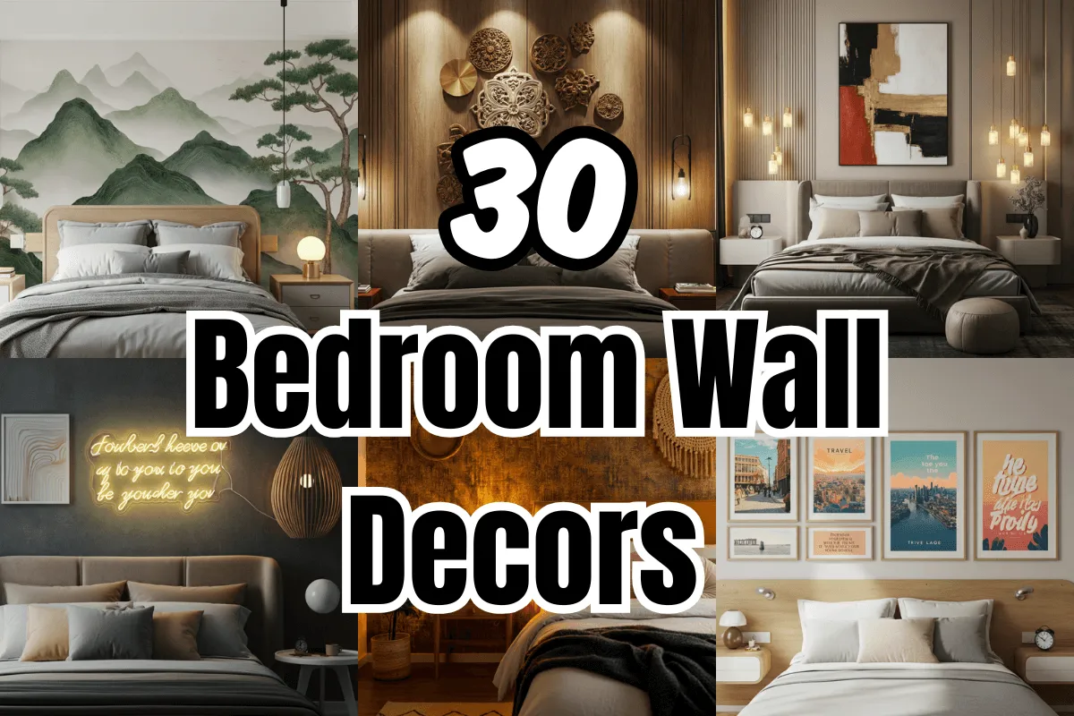 Top 30 Bedroom Wall Decor Styles That Never Go Out of Trend 1 BEDROOM WALL DECOR