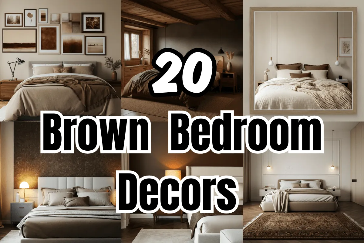 BROWN BEDROOM DECOR