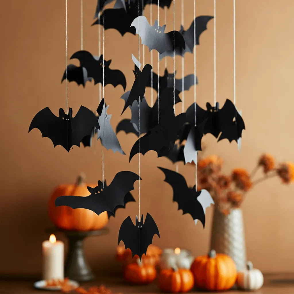 25 Spooky & Chic Halloween Bedroom Decor Ideas to Set the Mood 21 Bat Mobile