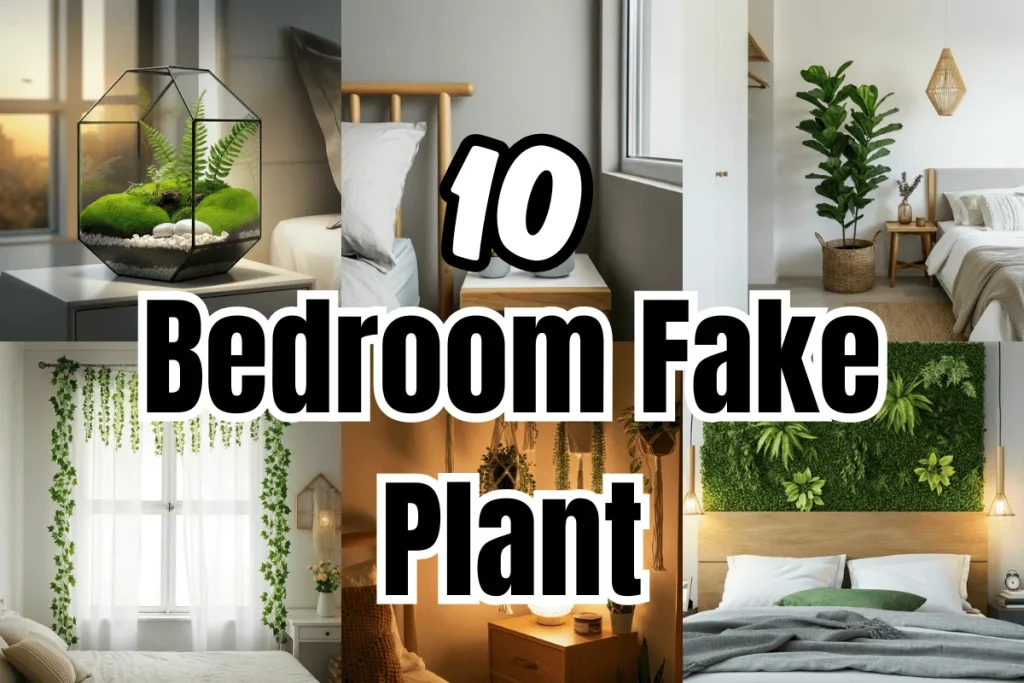 10 Bedroom Fake Plant Ideas That Look Incredibly Real 13 Bedroom Fake Plant