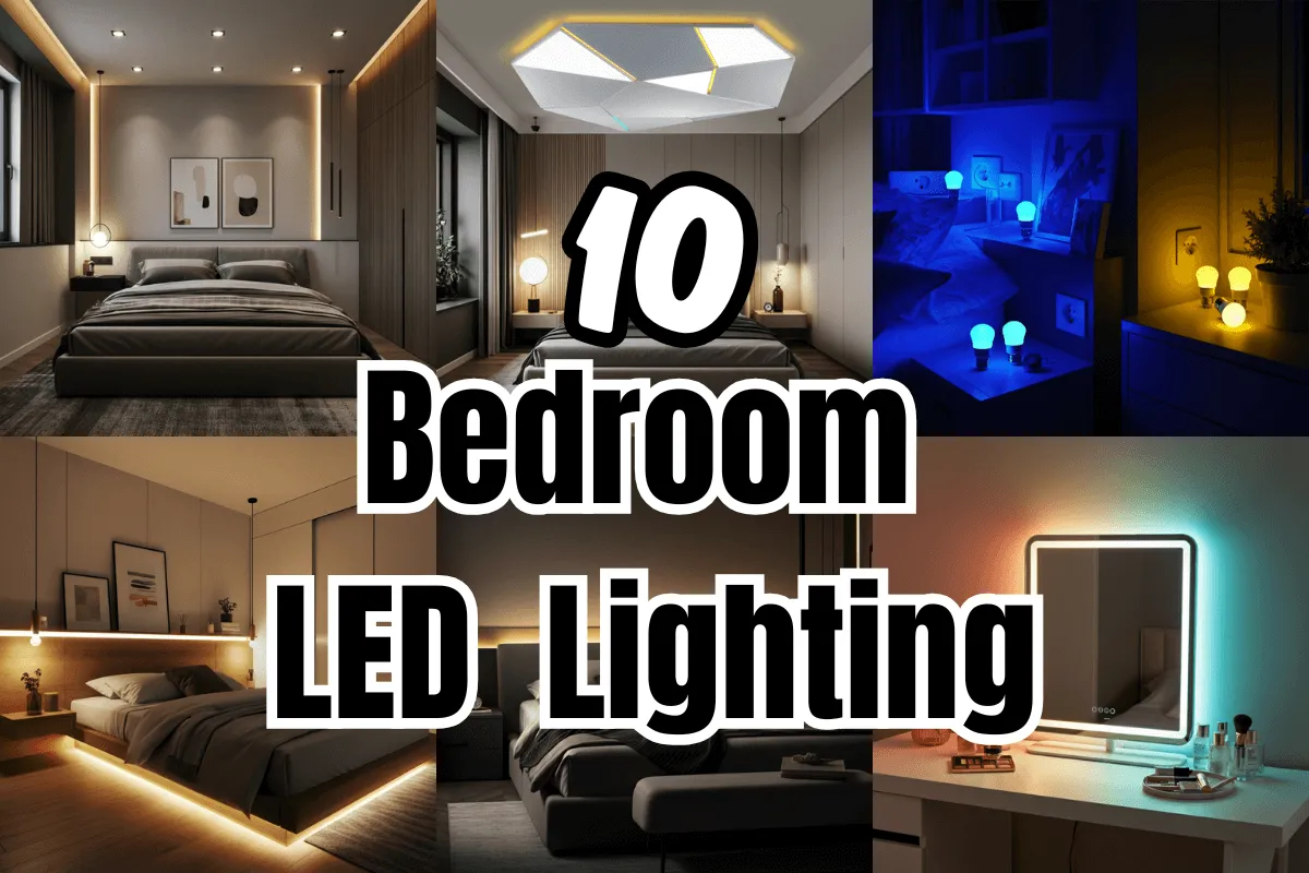 10 Cool Bedroom LED Lighting Ideas for a Modern Vibe 1 Bedroom LED Lighting