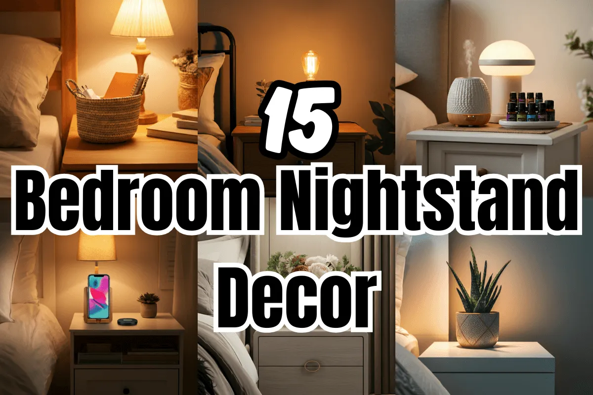 Bedroom Nightstand Decor