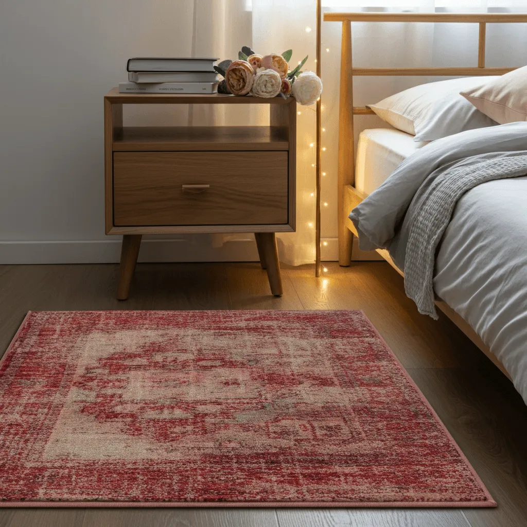 Bedside Rug Nightstand