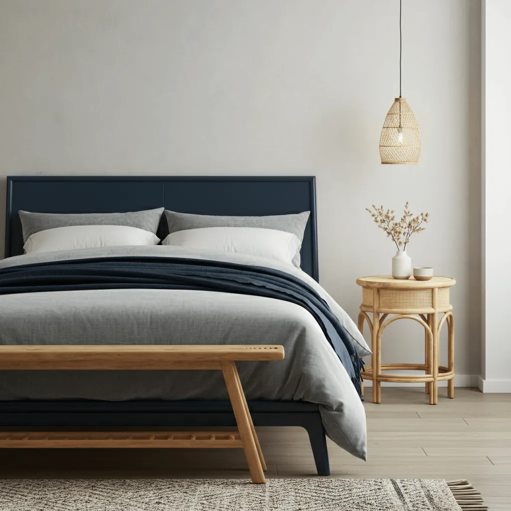 Blue and Natural Elements