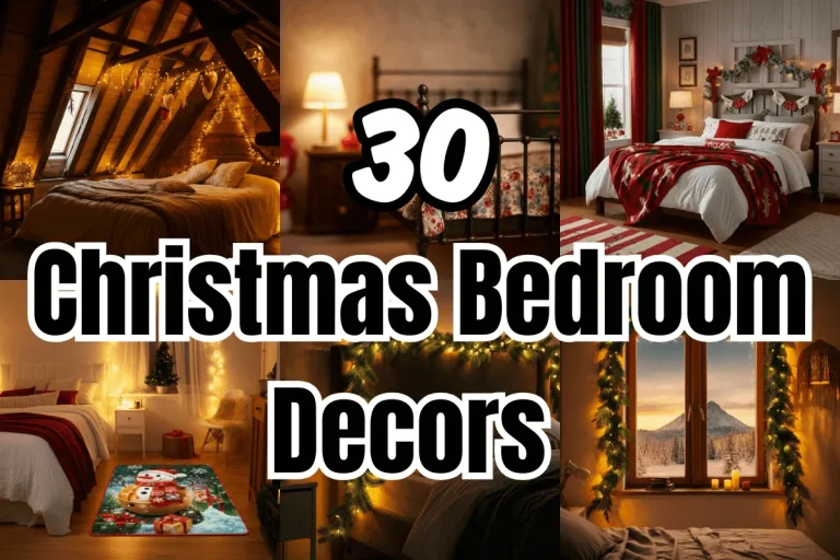 CHRISTMAS BEDROOM DECOR