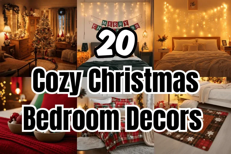 COZY CHRISTMAS BEDROOM DECOR