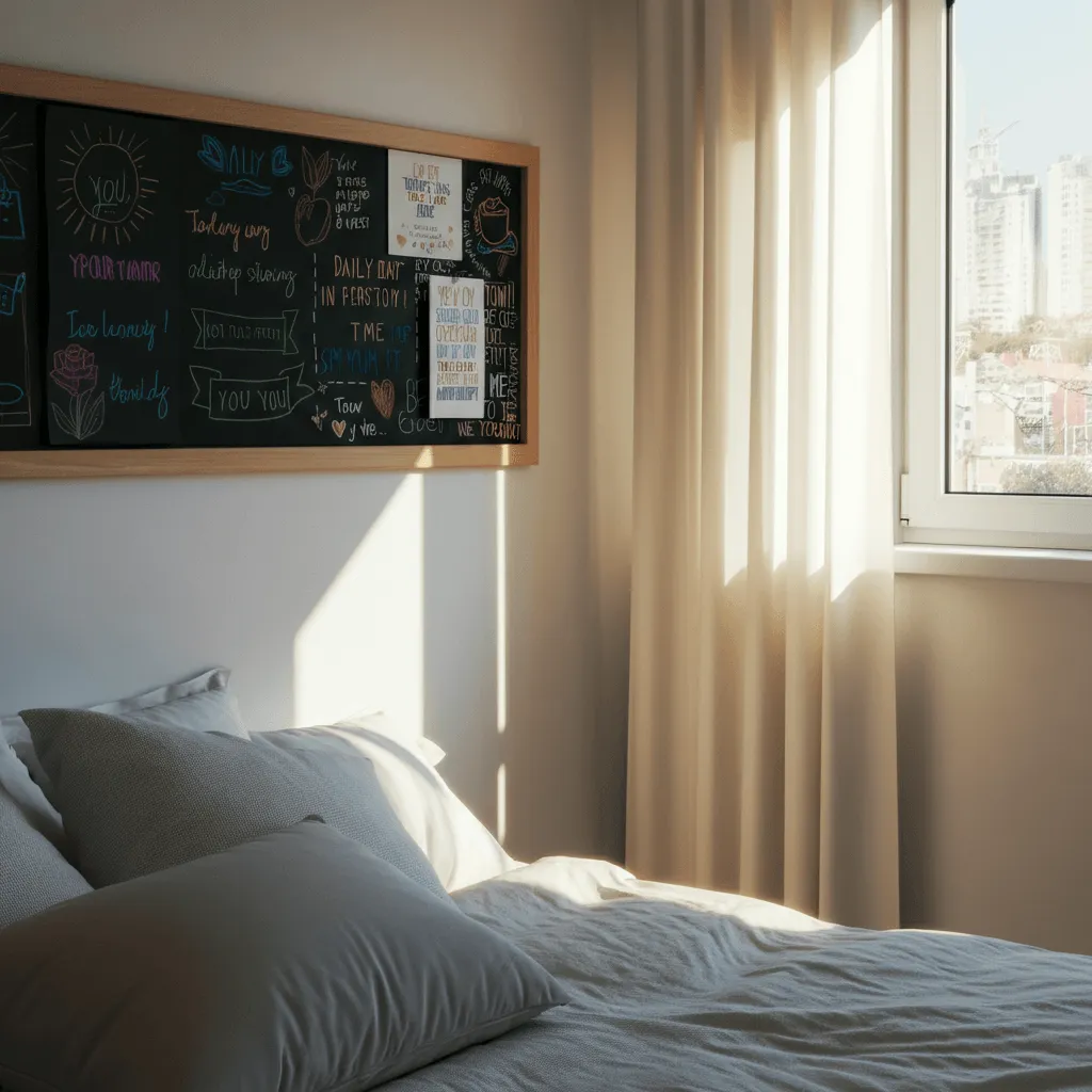 Top 30 Bedroom Wall Decor Styles That Never Go Out of Trend 16 Chalkboard Wall