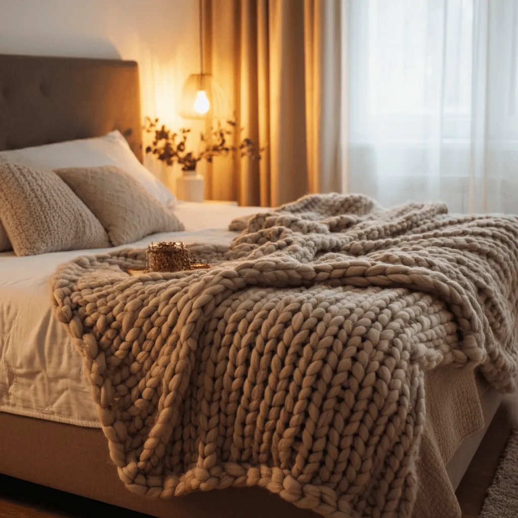 Chunky Knit Blanket