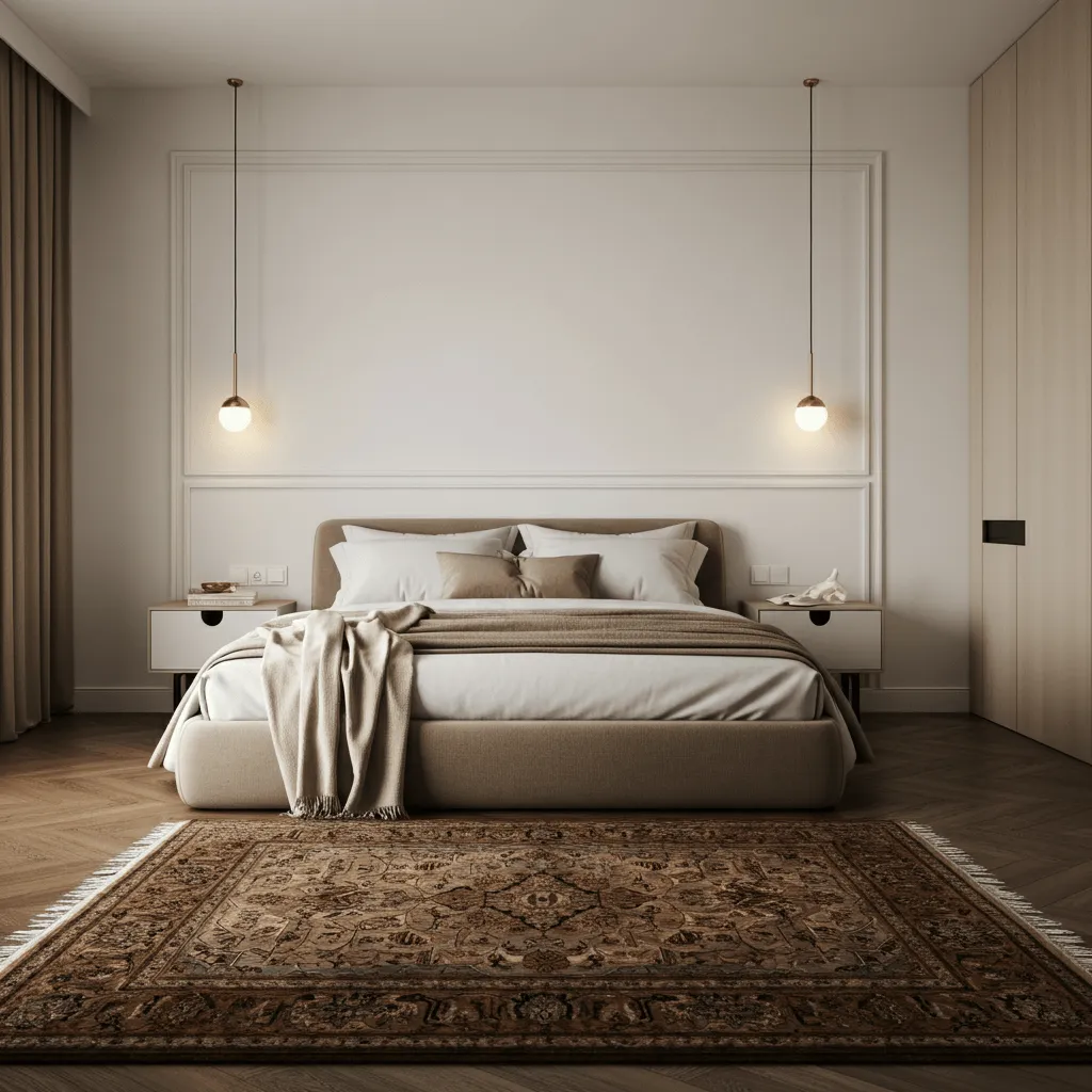 Classic Persian Rug Bedroom
