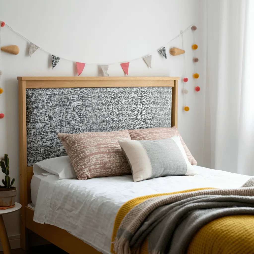 DIY Fabric Headboard