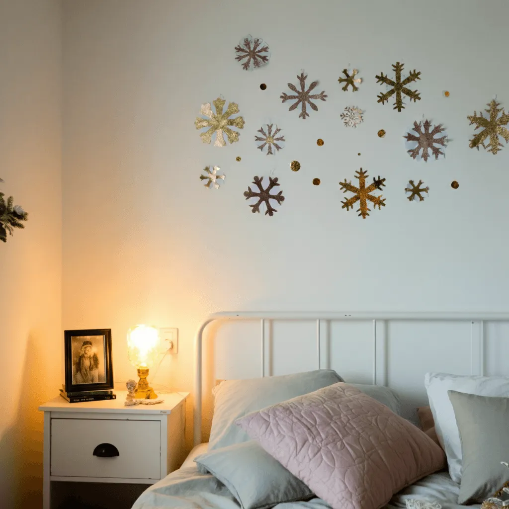 DIY Snowflake Wall Art