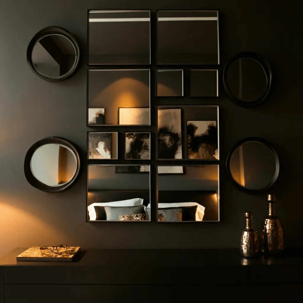20 Mirror Wall Decor Ideas to Instantly Elevate Your Bedroom 19 Decorative Frameless Mirrors