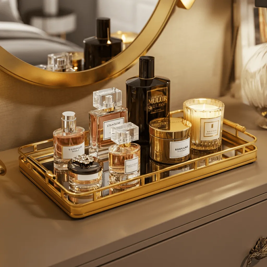 Decorative Tray on Dresser