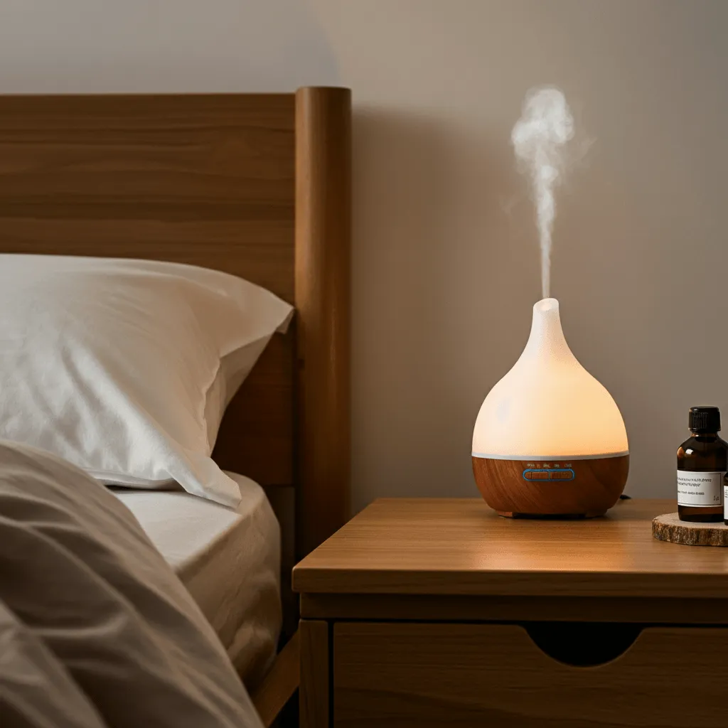 15 Budget-Friendly Bedroom Side Table Decor That Looks Luxe 14 Diffuser for Relaxation