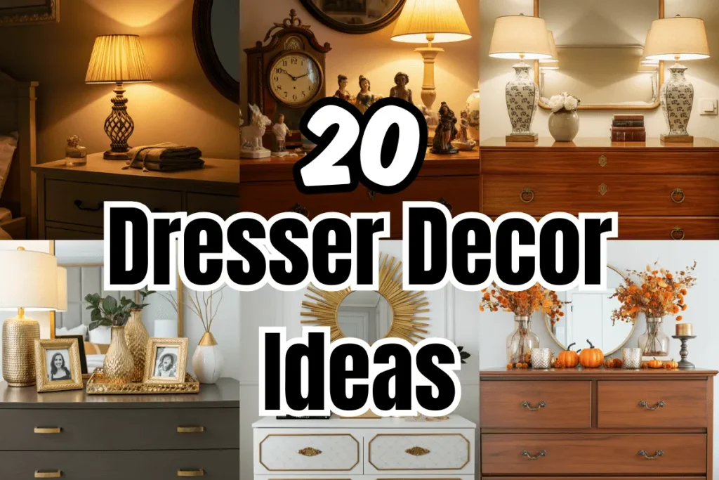 20 Dresser Decor Ideas That Will Completely Transform Your Room! 12 Dresser Decor Ideas