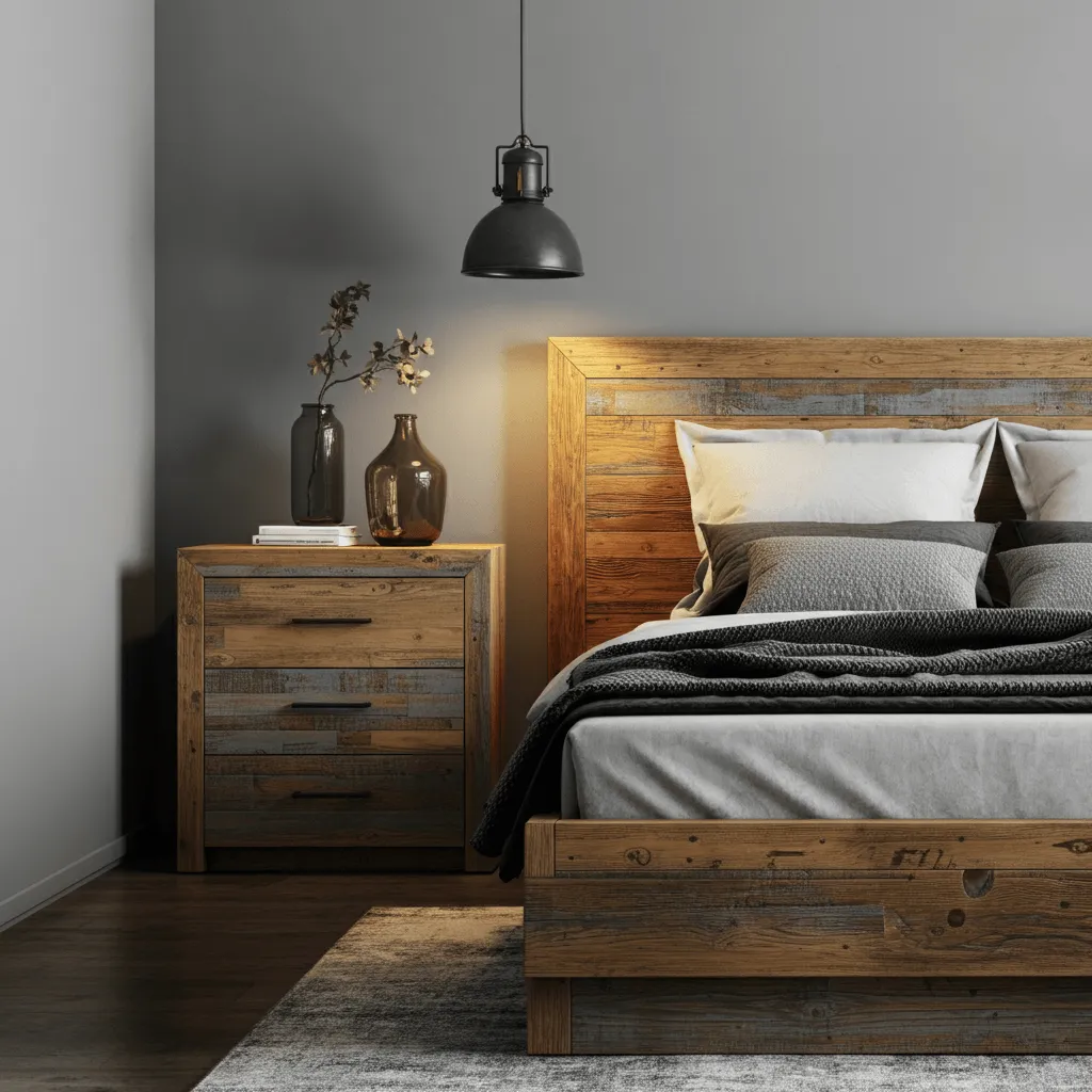 Exposed Wood and Grey Combination