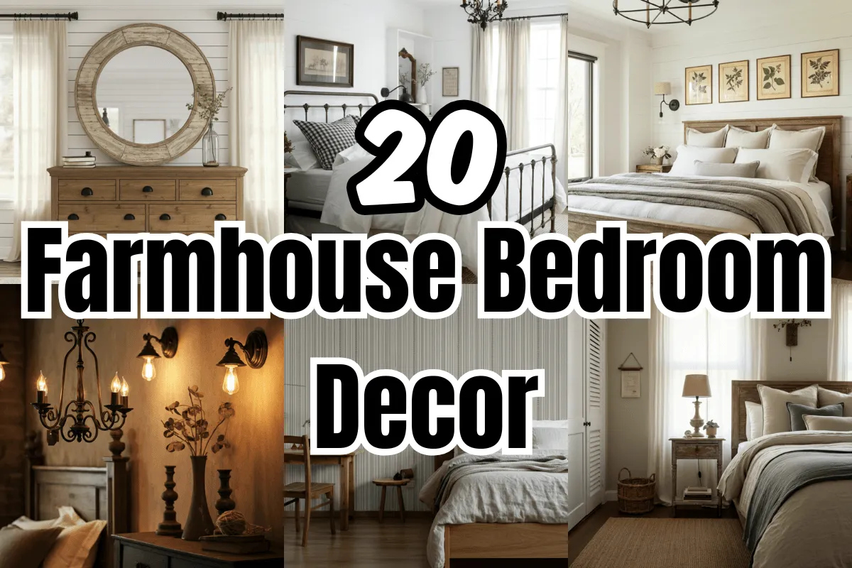 Farmhouse bedroom decor