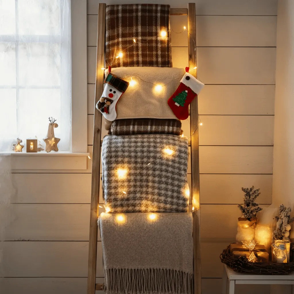 Festive Blanket Ladder