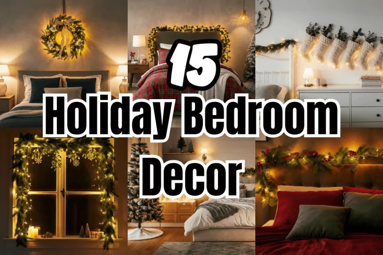 Holiday Bedroom Decor