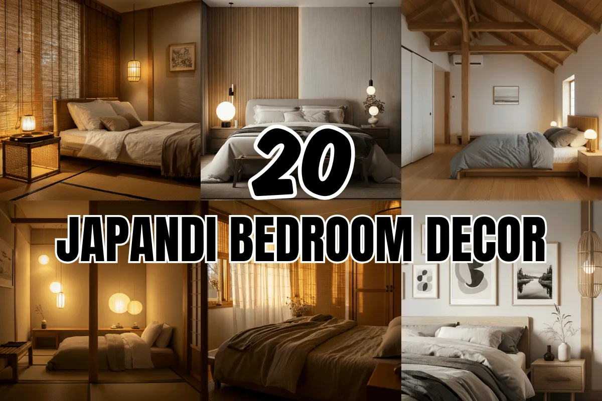 JAPANDI BEDROOM DECOR
