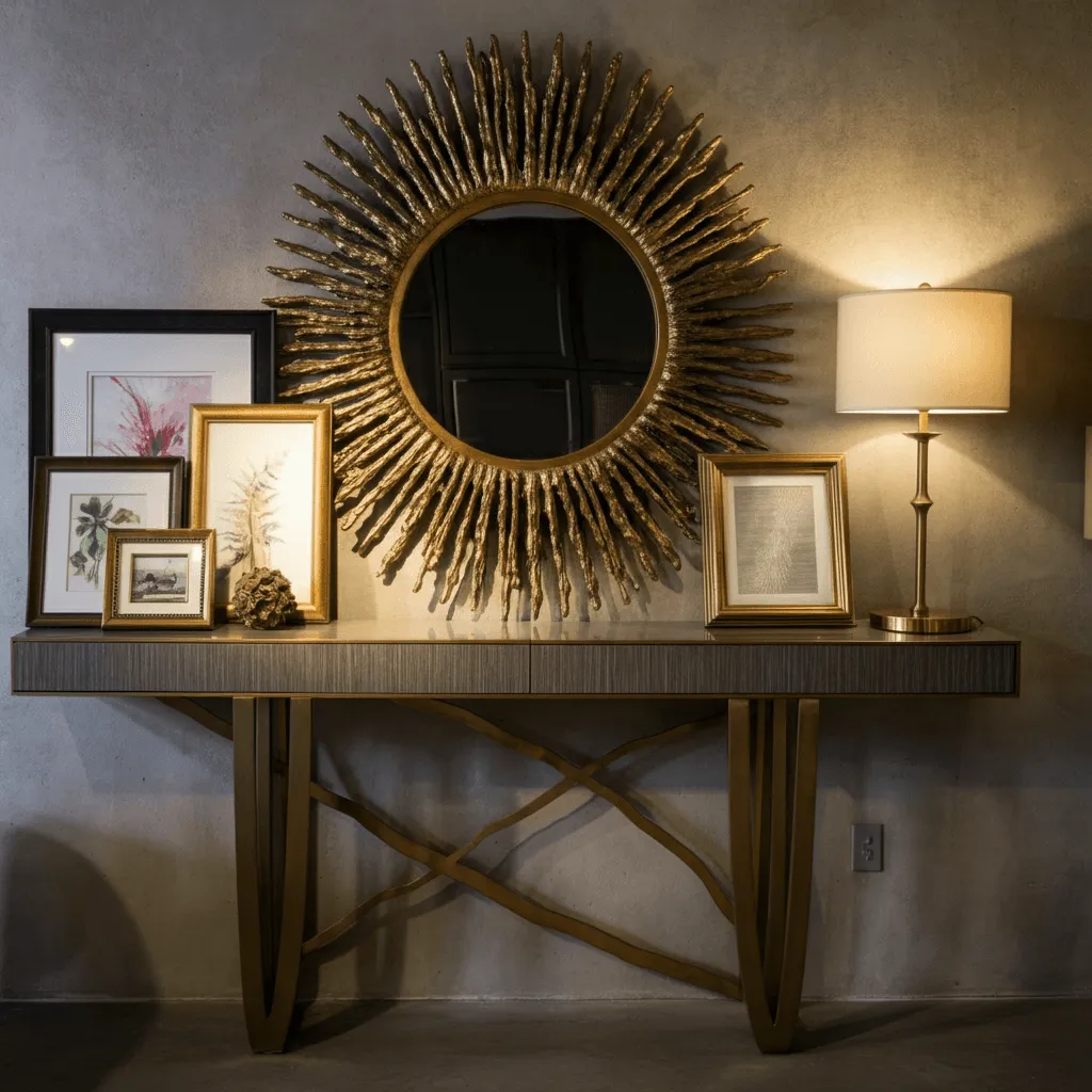 Layered Artwork and Mirrors