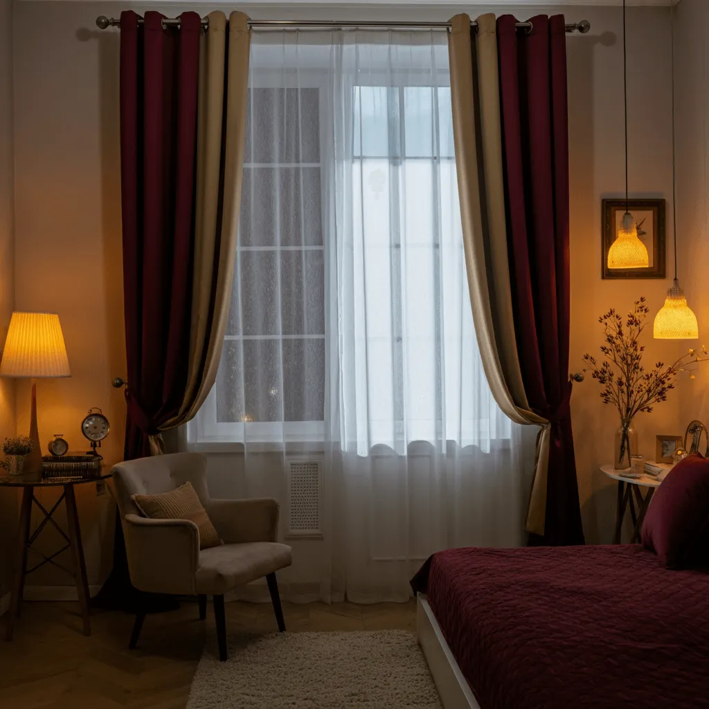 Layered Window Curtains