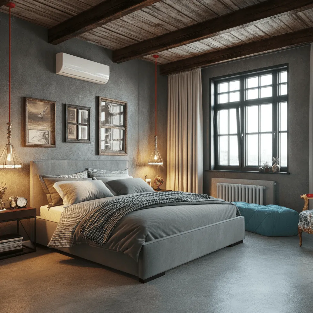 Loft-Style Bedroom