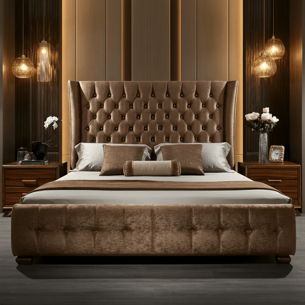 Luxurious Upholstery Bedroom