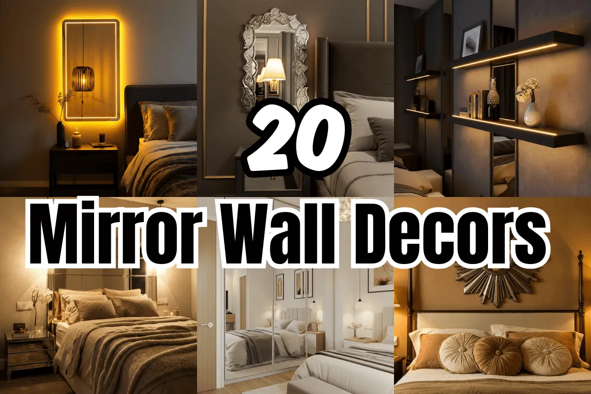 20 Mirror Wall Decor Ideas to Instantly Elevate Your Bedroom 1 MIRROR WALL BEDROOM DECOR