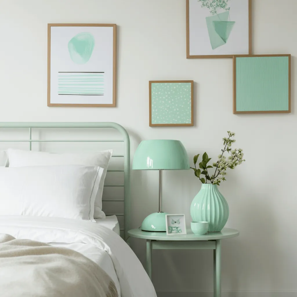 Mint Green Accessories Bedroom