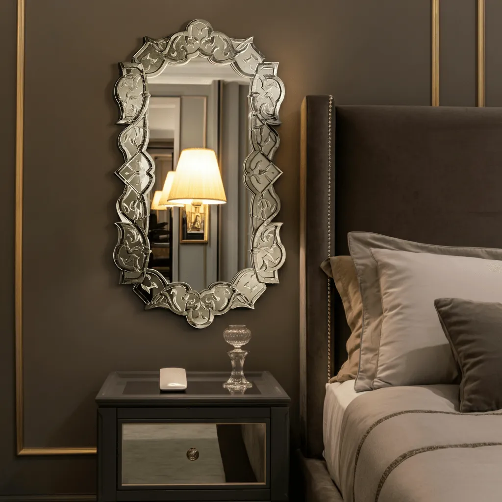 20 Mirror Wall Decor Ideas to Instantly Elevate Your Bedroom 12 Mirrored Wall Art