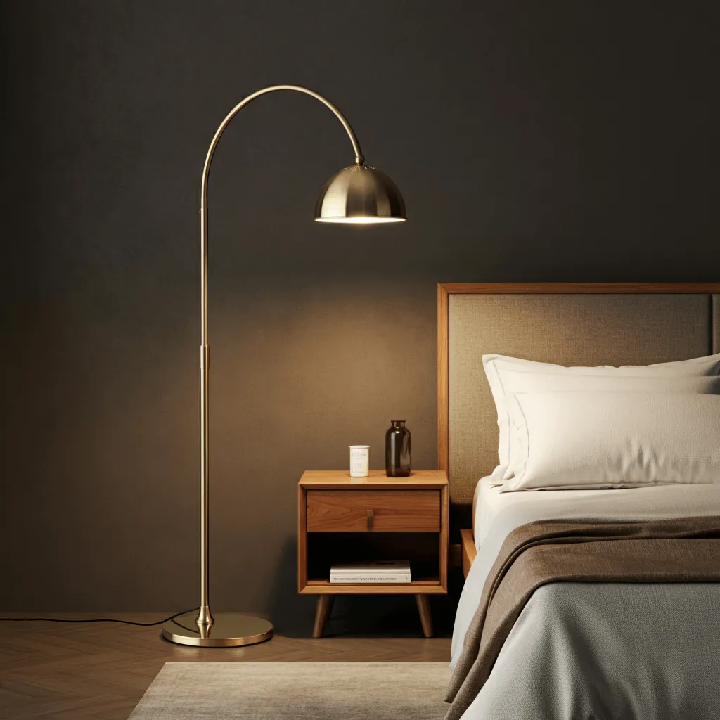 Modern Metal Arc Lamp