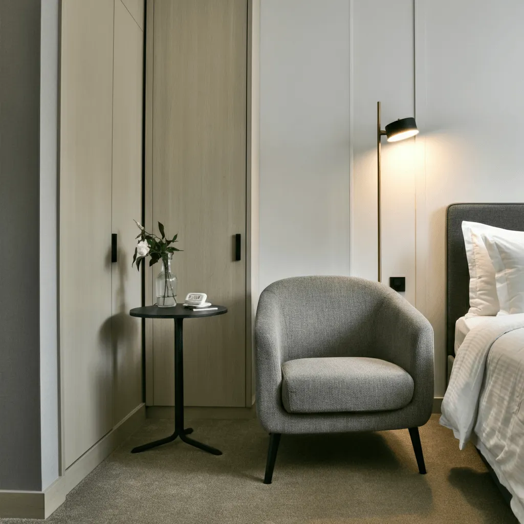 15 Stylish Guest Bedroom Decor That Feels Like a Hotel Suite 10 Multi-functional Sitting Area