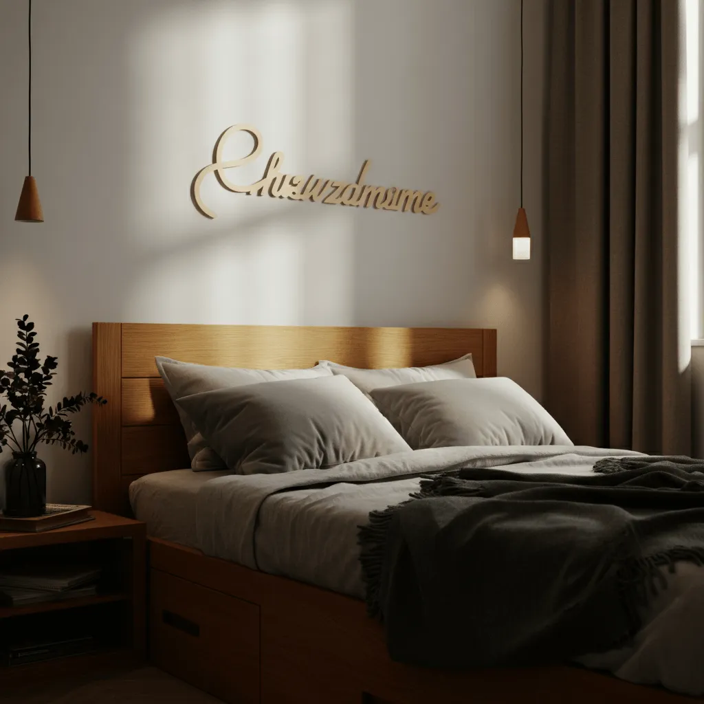 Top 30 Bedroom Wall Decor Styles That Never Go Out of Trend 20 Personalized Name Sign