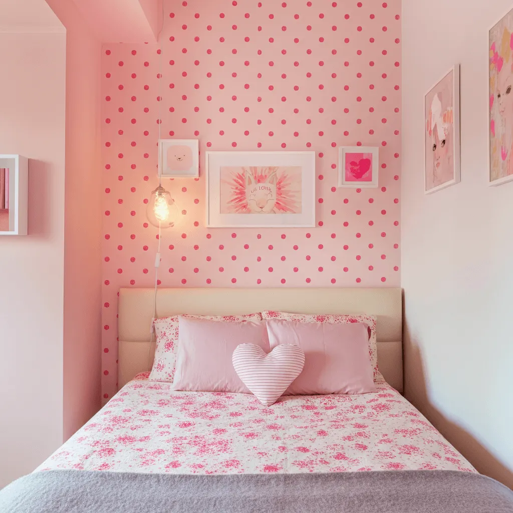 Playful Polka Dot Bedroom