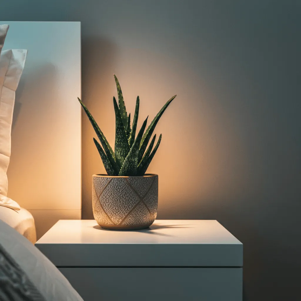 Potted Plant Nightstand