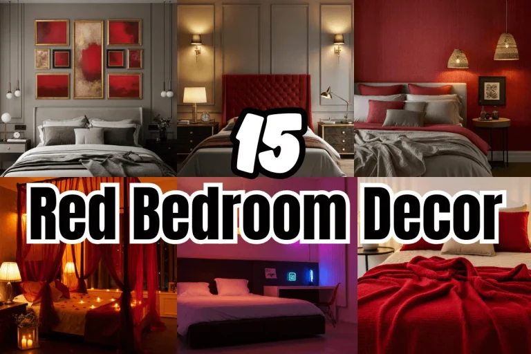 Red Bedroom Decor