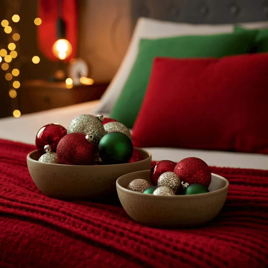 Red and Green Accents