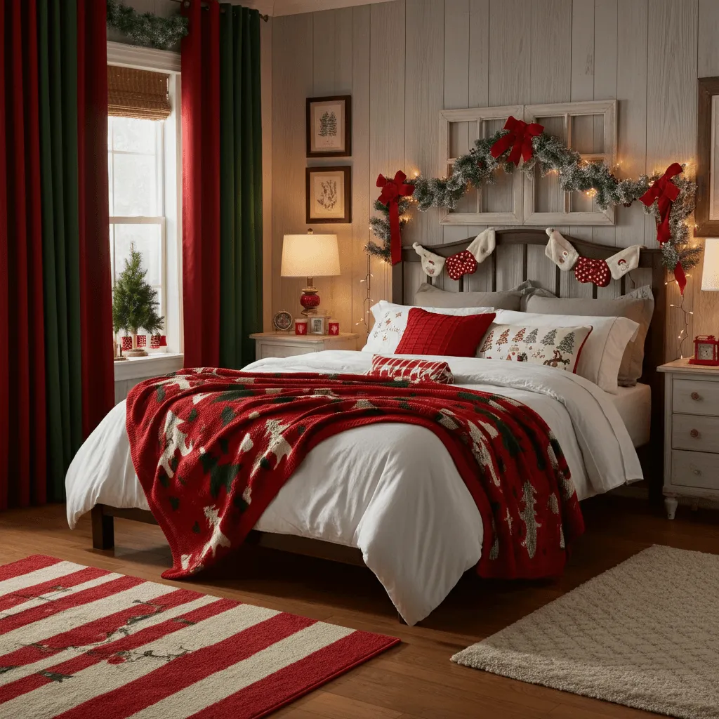 Red and Green Accents