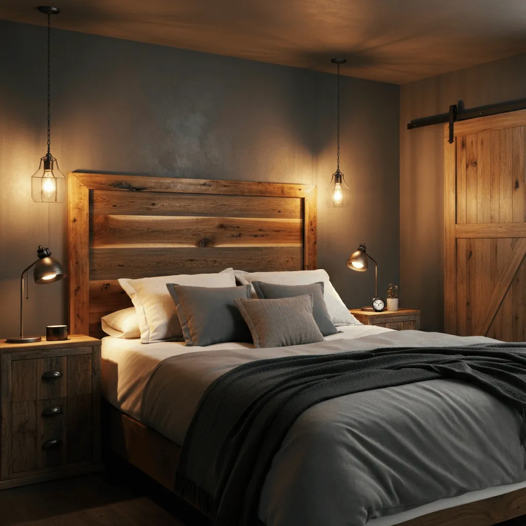 Rustic Wooden Bedroom