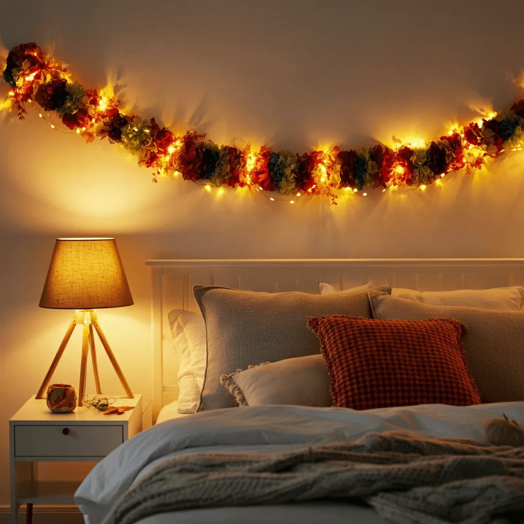 Top 30 Bedroom Wall Decor Styles That Never Go Out of Trend 21 Seasonal Garland