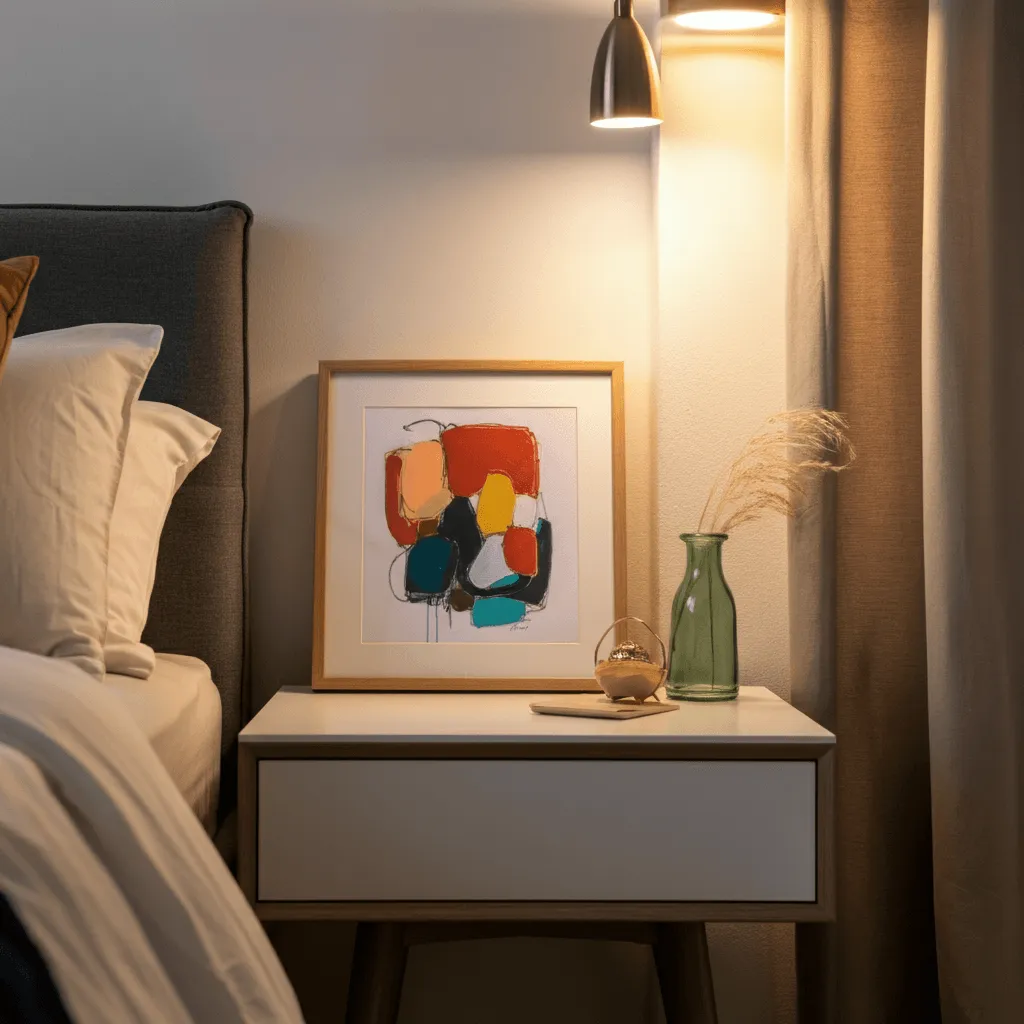 Statement Art Nightstand