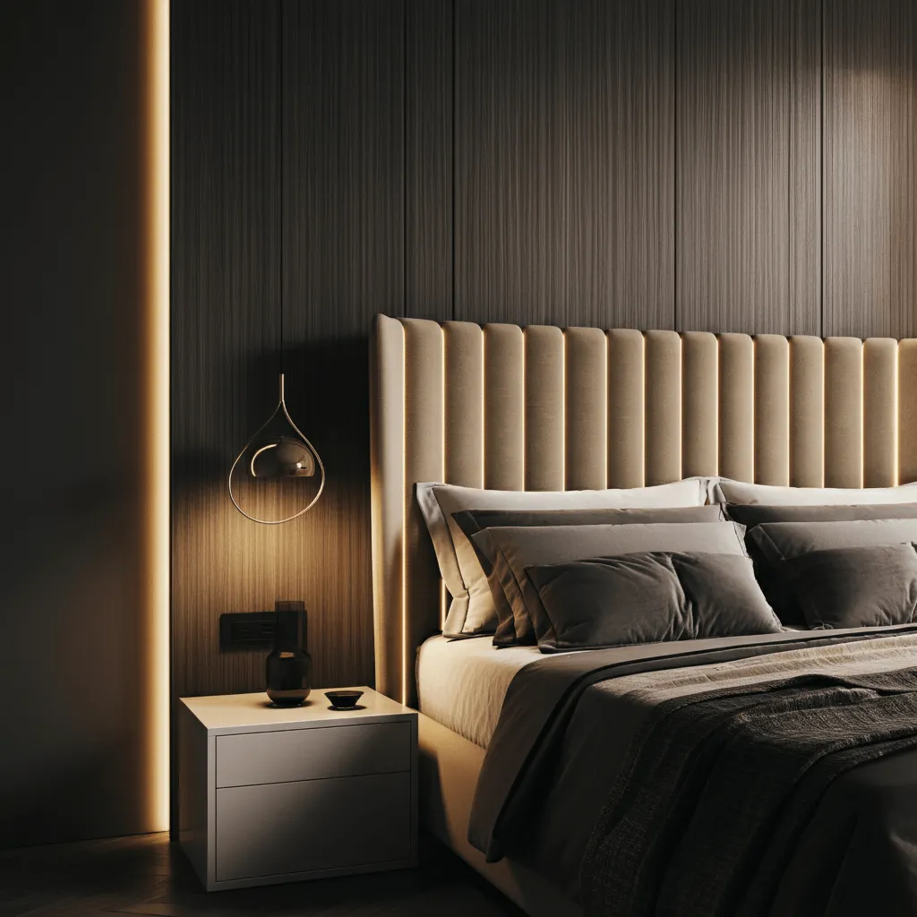 15 Sleek & Stylish Modern Bedroom Decor Ideas for a Chic Makeover 3 Statement Headboard Bedroom