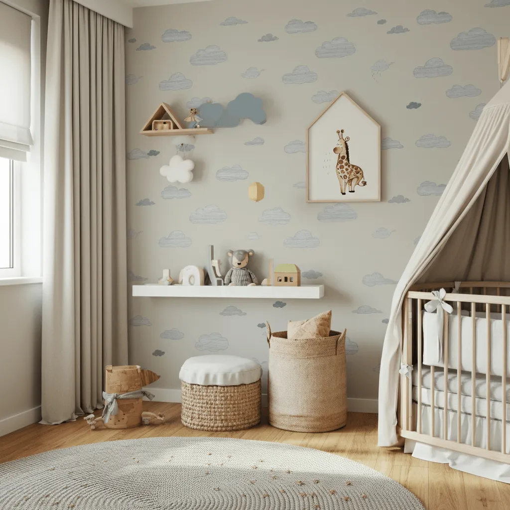 10 Adorable Nursery Decor Ideas for a Dreamy Baby Room 2 Statement Wall Nursery