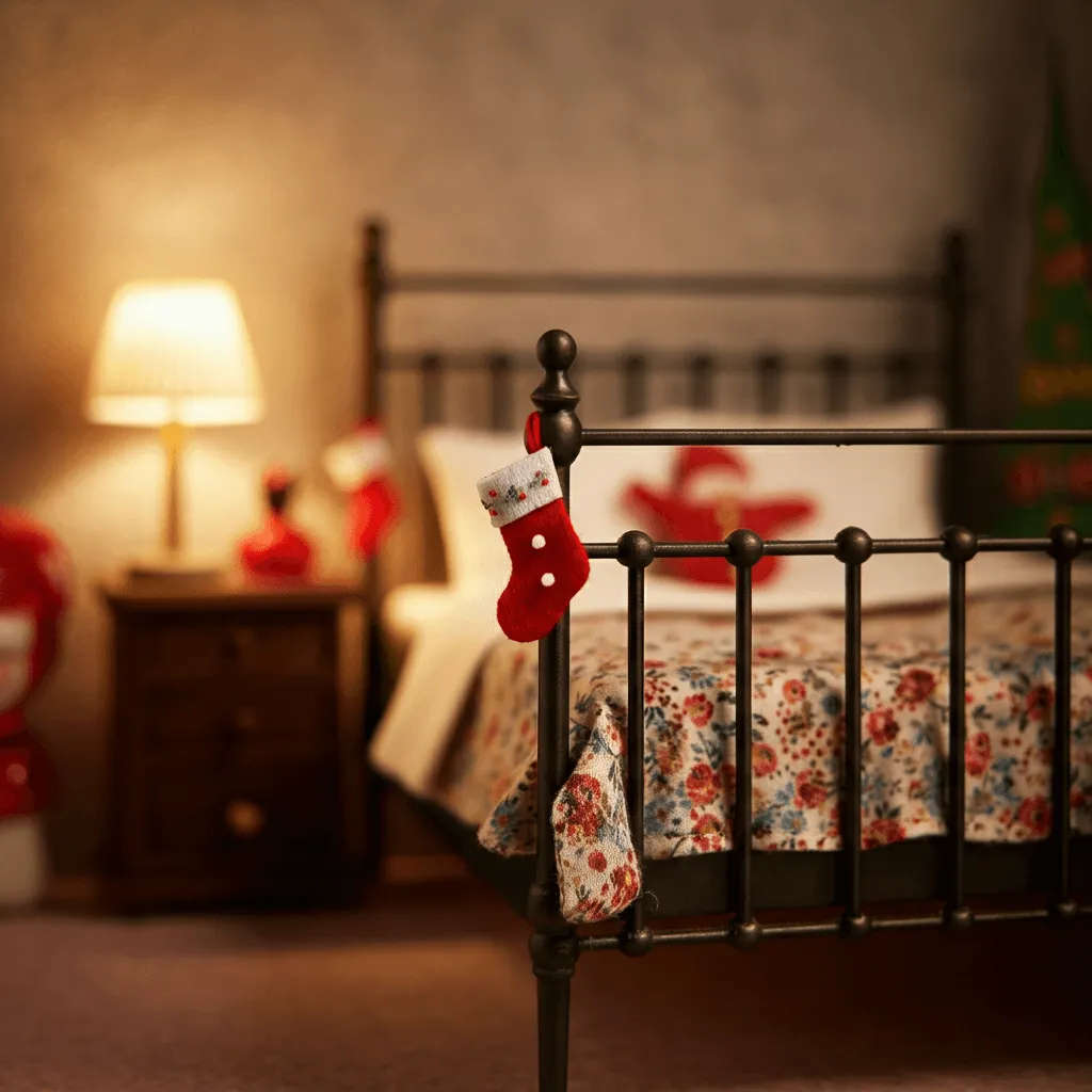 Stockings on Bedpost