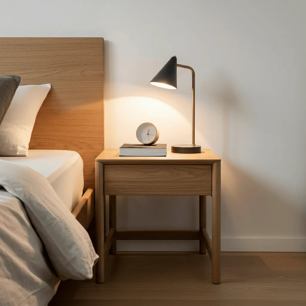 Streamlined Bedside Japandi