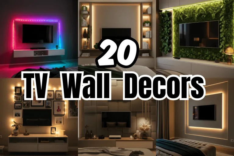 TV WALL BEDROOM DECOR
