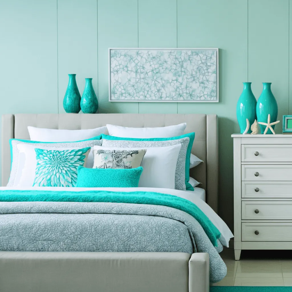 Teal and Turquoise Accents